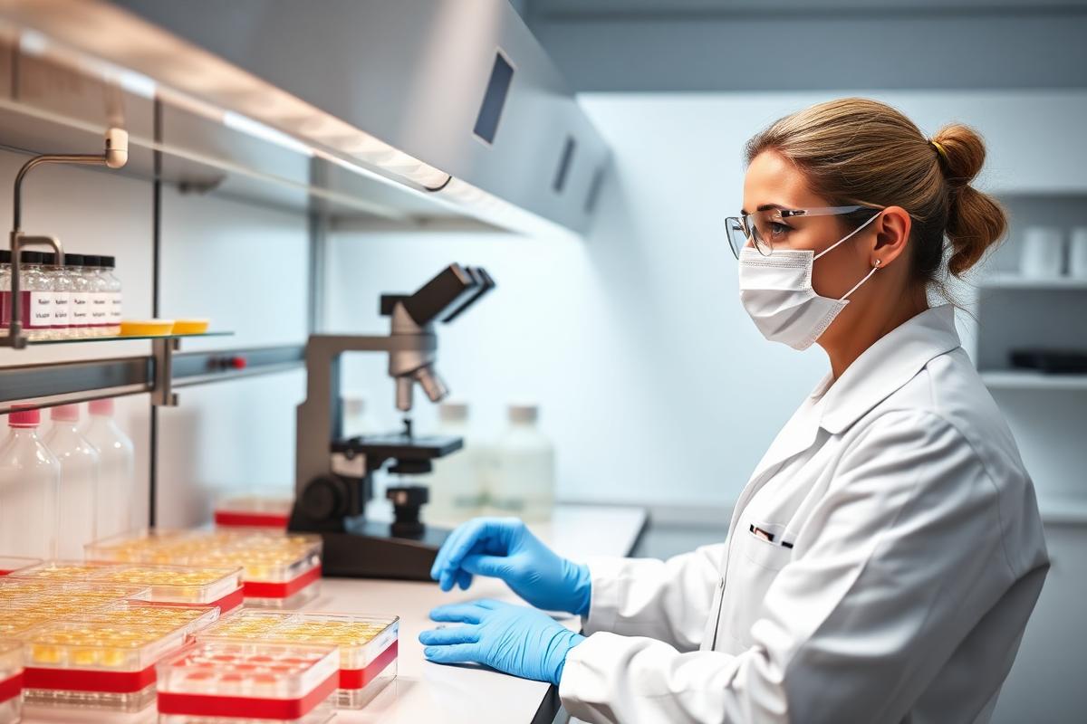 Microbiology Laboratory at Granels Manufacturing